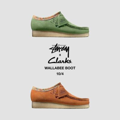 clarks wallabees stussy